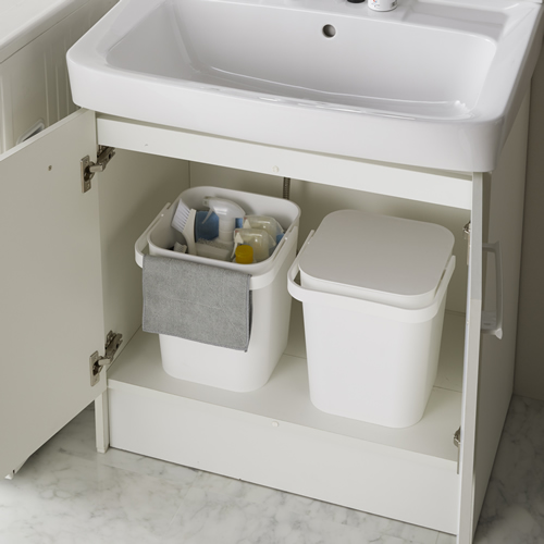 フタ付バケツ 12l Tower タワー 山崎実業 バケツ おもちゃ入れ ごみ箱 ダストボックス 掃除 掃除道具入れ 収納 収納ボックス 048 049 Favoritestyle