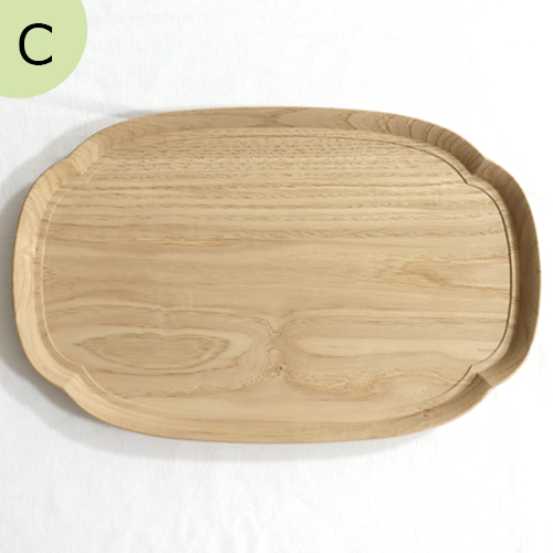 四十沢木材工芸 KITO 長木瓜盆 大 クリ 栗 選べる 木目 1点もの 日本製