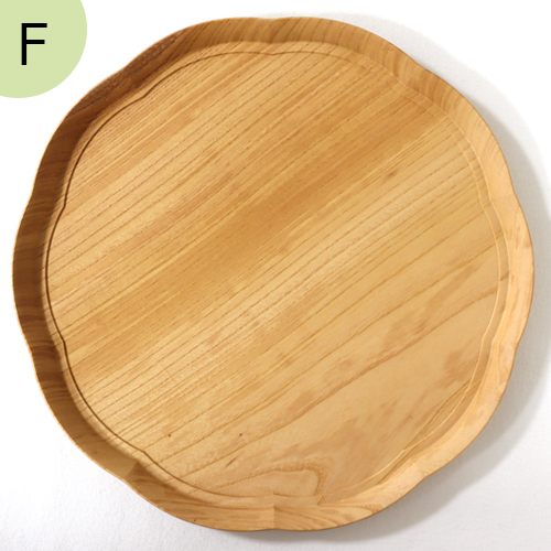 四十沢木材工芸 KITO 輪花盆 大 ケヤキ 選べる 木目 1点もの 日本製