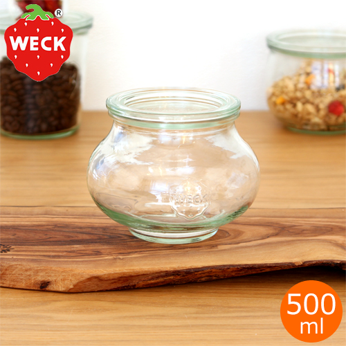 Weck キャニスター デコシェイプ 500ml Deco Shape ガラスキャニスター ウェック 保存容器 保存瓶 We 901 Favoritestyle