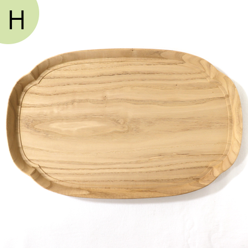 四十沢木材工芸 KITO 長木瓜盆 大 クリ 栗 選べる 木目 1点もの 日本製