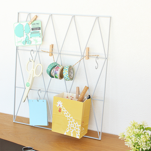 Knot Basis M メッシュパネル 掛ける収納 見せる収納 ワイヤーパネル 収納 壁面収納 インテリア フック 壁掛け 日本製 Favoritestyle