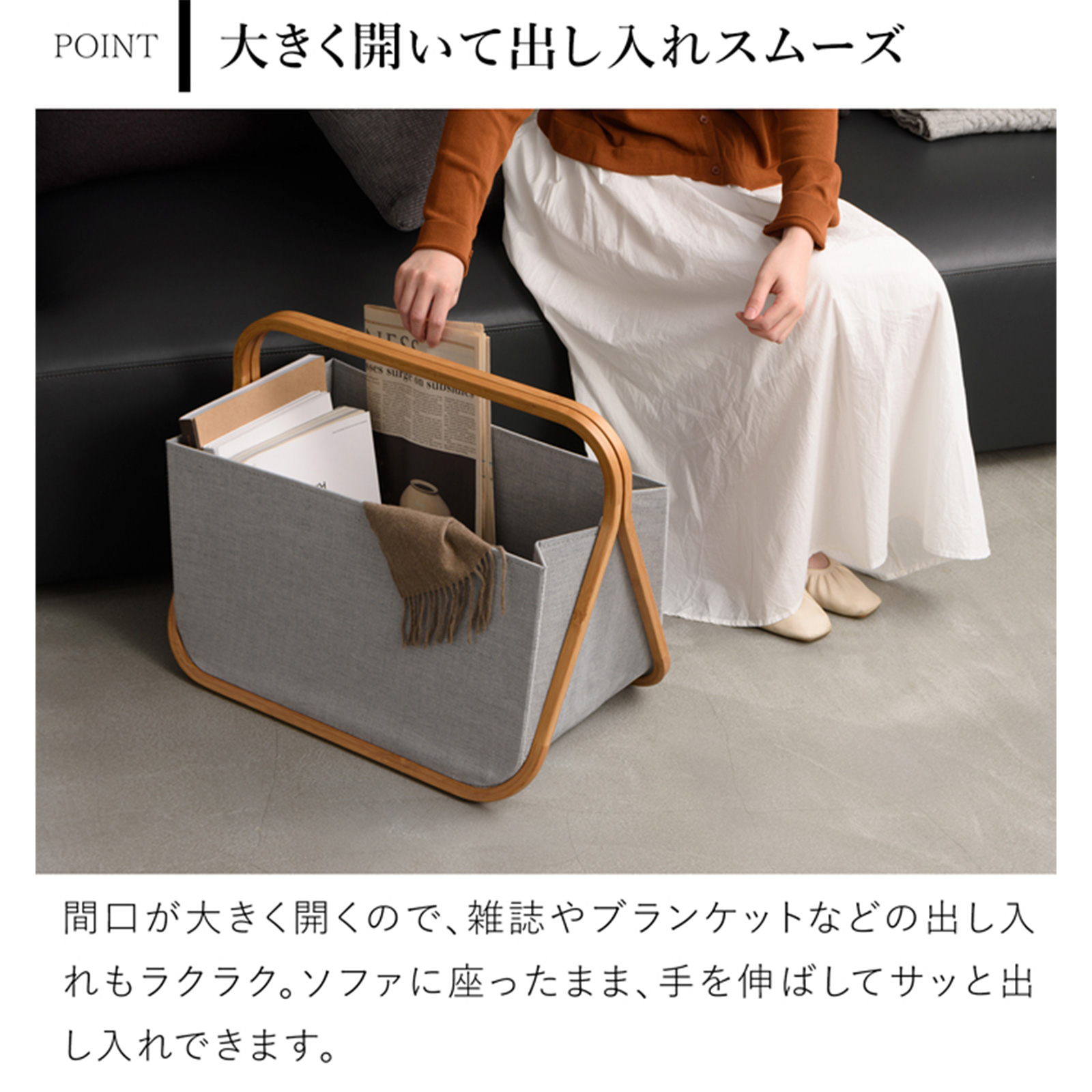 専用　布バスケット Gudee グディ 折りたたみ 収納バスケット ストレージボックス