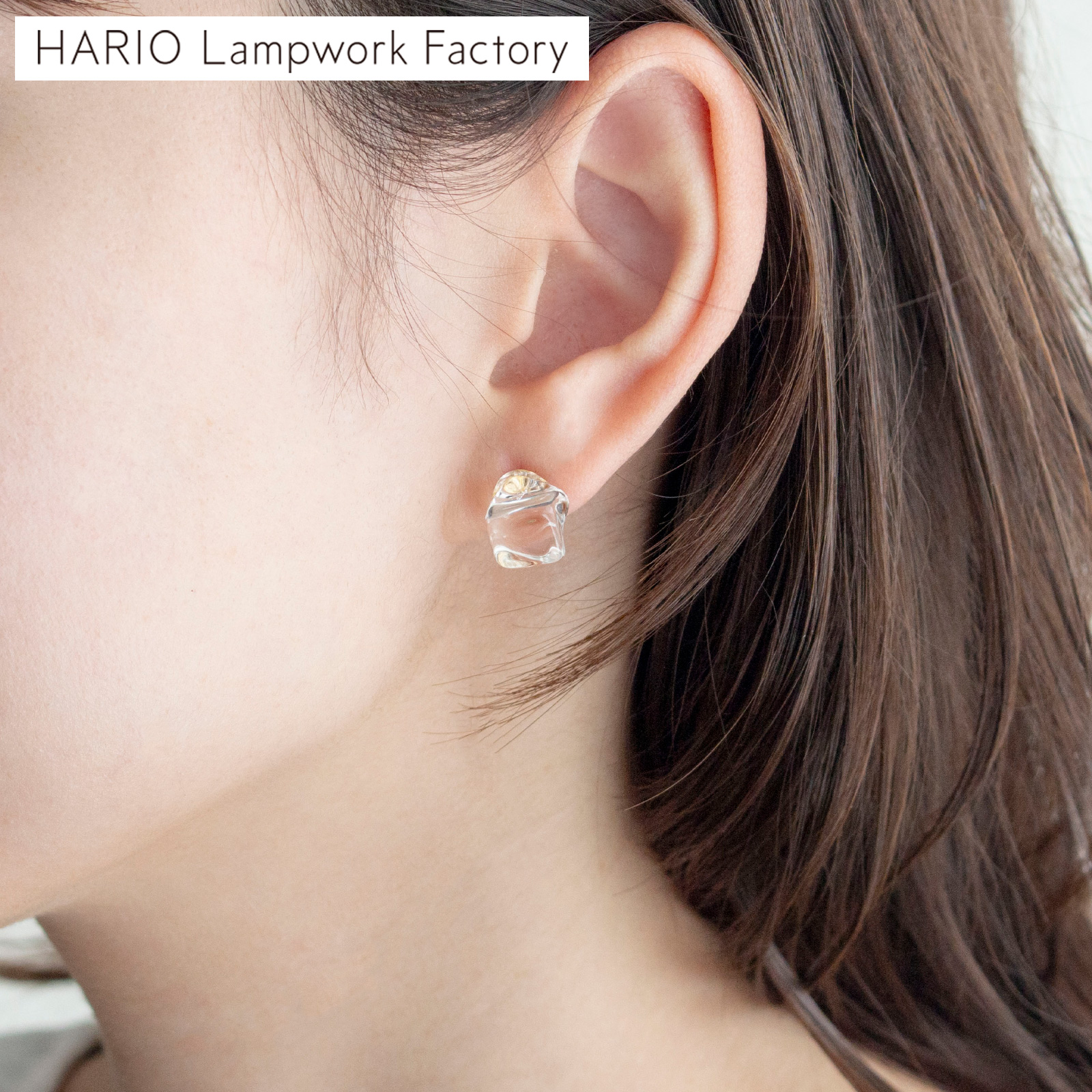 HARIO ランプワークファクトリー新製品　ガラス　ピアス ハリオ ピアス フロート ガラス製 HARIO Lampwork Factory
