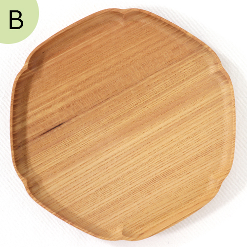 四十沢木材工芸 KITO 雪輪盆 小 ケヤキ 選べる 木目 1点もの 日本製