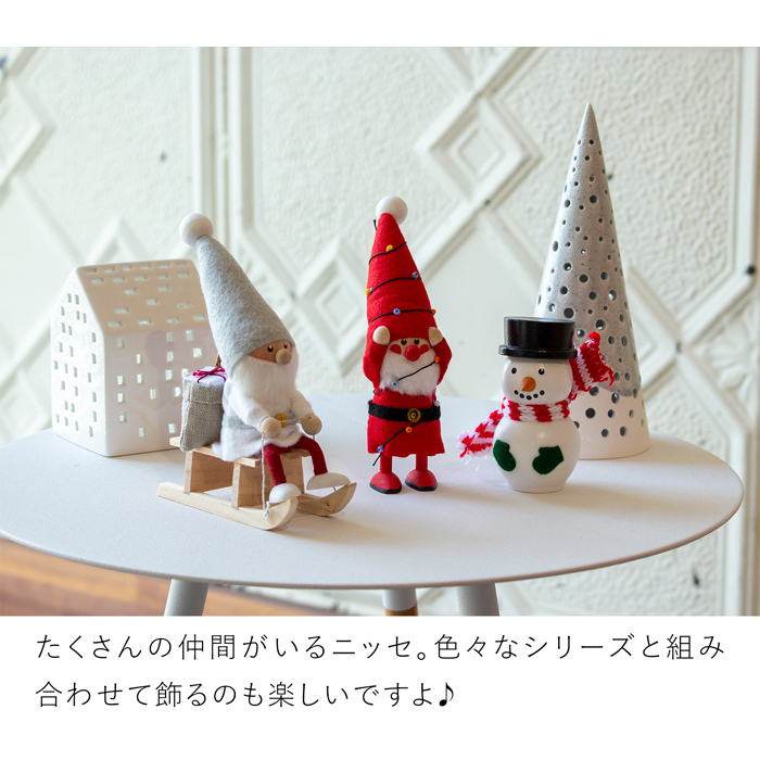 ノルディカニッセ 2025 新作 スノーマン ニット帽 雪だるま NORDIKA