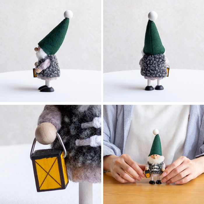 ノルディカニッセ ガーランドを持ったサンタ❤︎ クリスマスおまとめ】ランタンを持ったサンタ Nordic