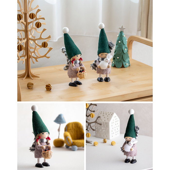 ノルディカニッセ　新作　2点セット ベリー摘みの女の子 ウサギを抱えた男の子 今季完売】ノルディカニッセ 2点 セット 2025 新作 ベリー摘みの女の子