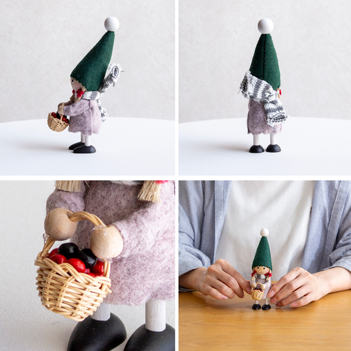 ノルディカニッセ　新作　2点セット ベリー摘みの女の子 ウサギを抱えた男の子 今季完売】ノルディカニッセ 2点 セット 2025 新作 ベリー摘みの女の子