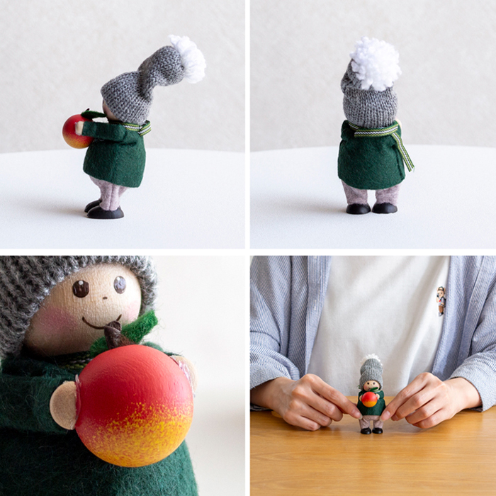 ノルディカニッセ 2点 セット 2025 新作 小鳥と話す女の子 ＋ リンゴを