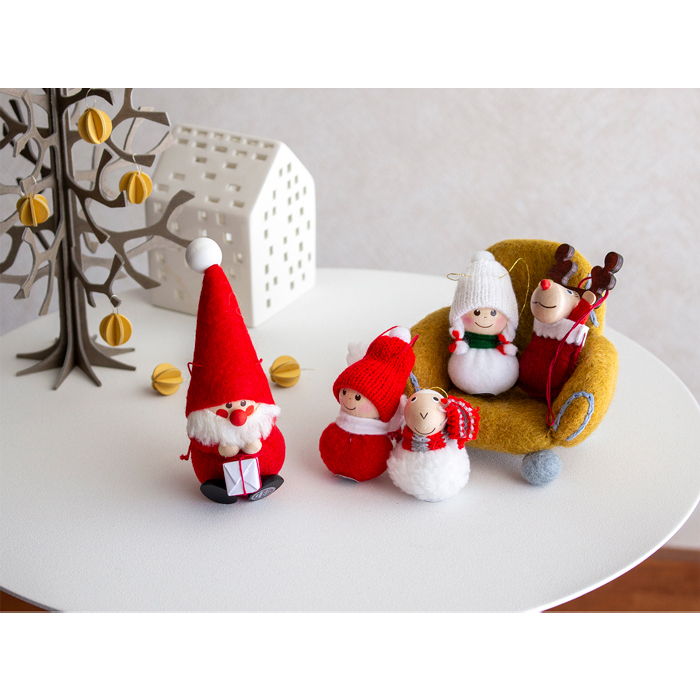 ノルディカニッセ 2025 新作 オーナメント 女の子 マフラー NORDIKA