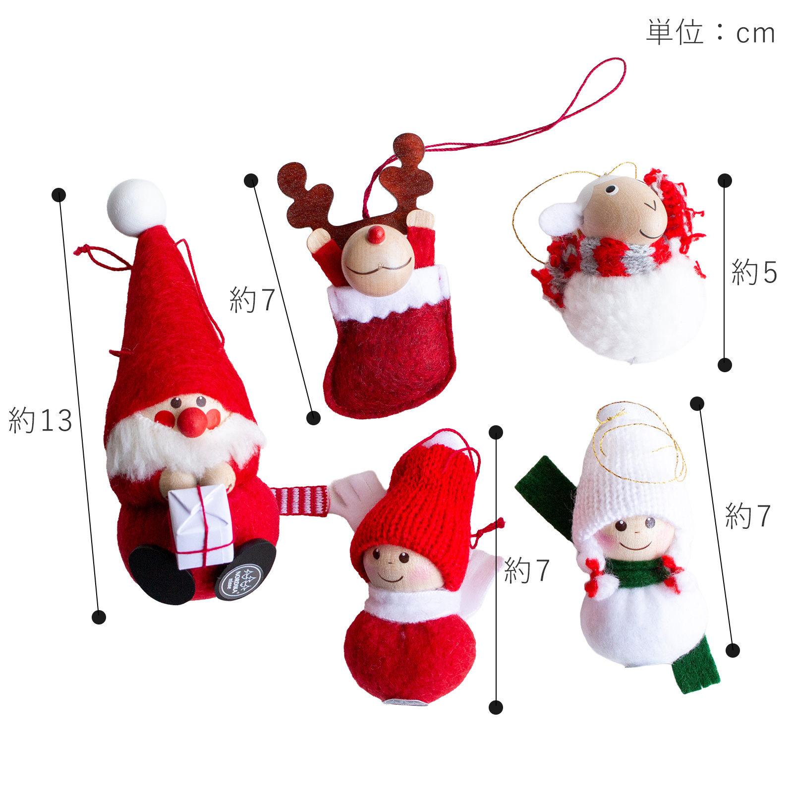 ノルディカニッセ 2025 新作 オーナメント 5点セット NORDIKA