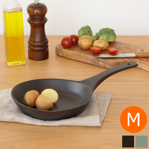 POTPURRI ポトペリー スキレット エルド M 17cm 陶器 フライパン グリルパン skillet Eld 電子レンジ可 食洗機可  軽量 軽い 日本製 おしゃれ