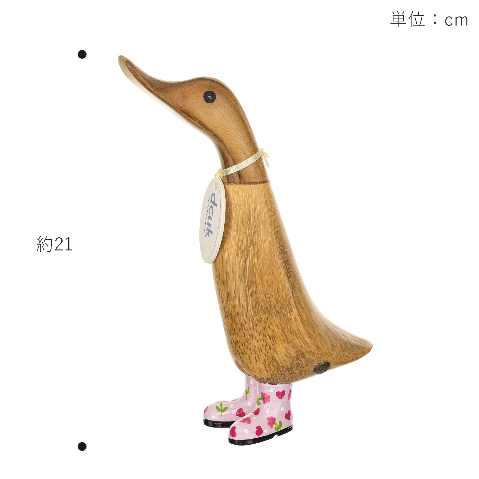 dcuk ダックリング Floral Welly Boots 木彫り 選べる 木目 1点