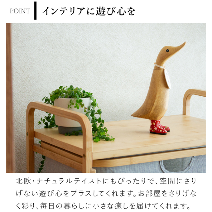 dcuk ダックリング Floral Welly Boots 木彫り 選べる 木目 1点もの