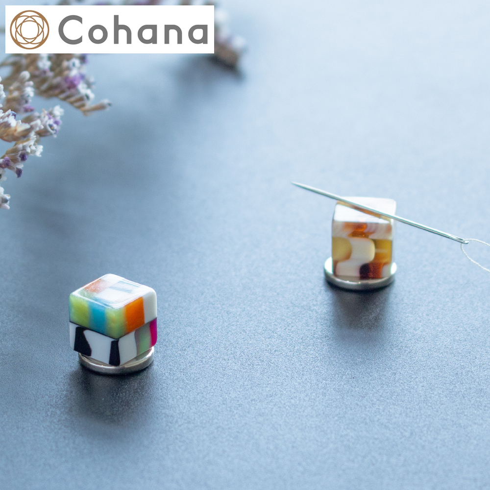 Cohana 鯖江のニードルマインダー 針休め ピンクッション 針山 日本製 Made in Japan コハナ KAWAGUCHI 裁縫道具
