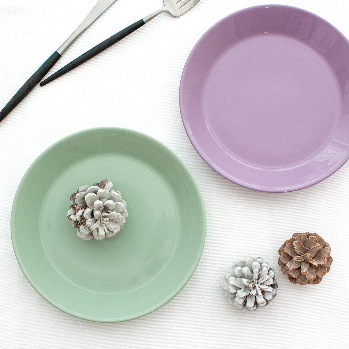 イッタラ ティーマ プレート 17cm ライトライラック セージグリーン
