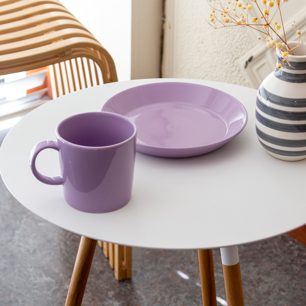 イッタラ ティーマ マグカップ 300ml ライトライラック セージグリーン