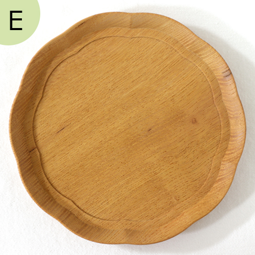 四十沢木材工芸 KITO 輪花盆 小 ケヤキ 選べる 木目 1点もの 日本製