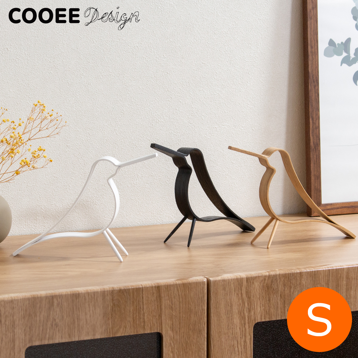 COOEE Design クーイーデザイン バード Woody Bird S 鳥 オブジェ 木製