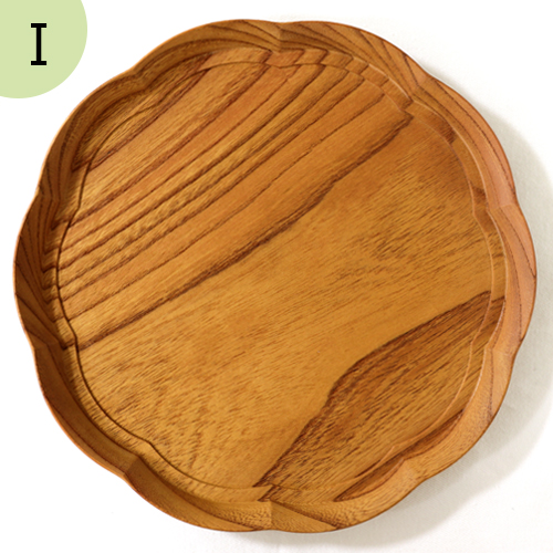 四十沢木材工芸 KITO 輪花盆 中 ケヤキ 選べる 木目 1点もの 日本製