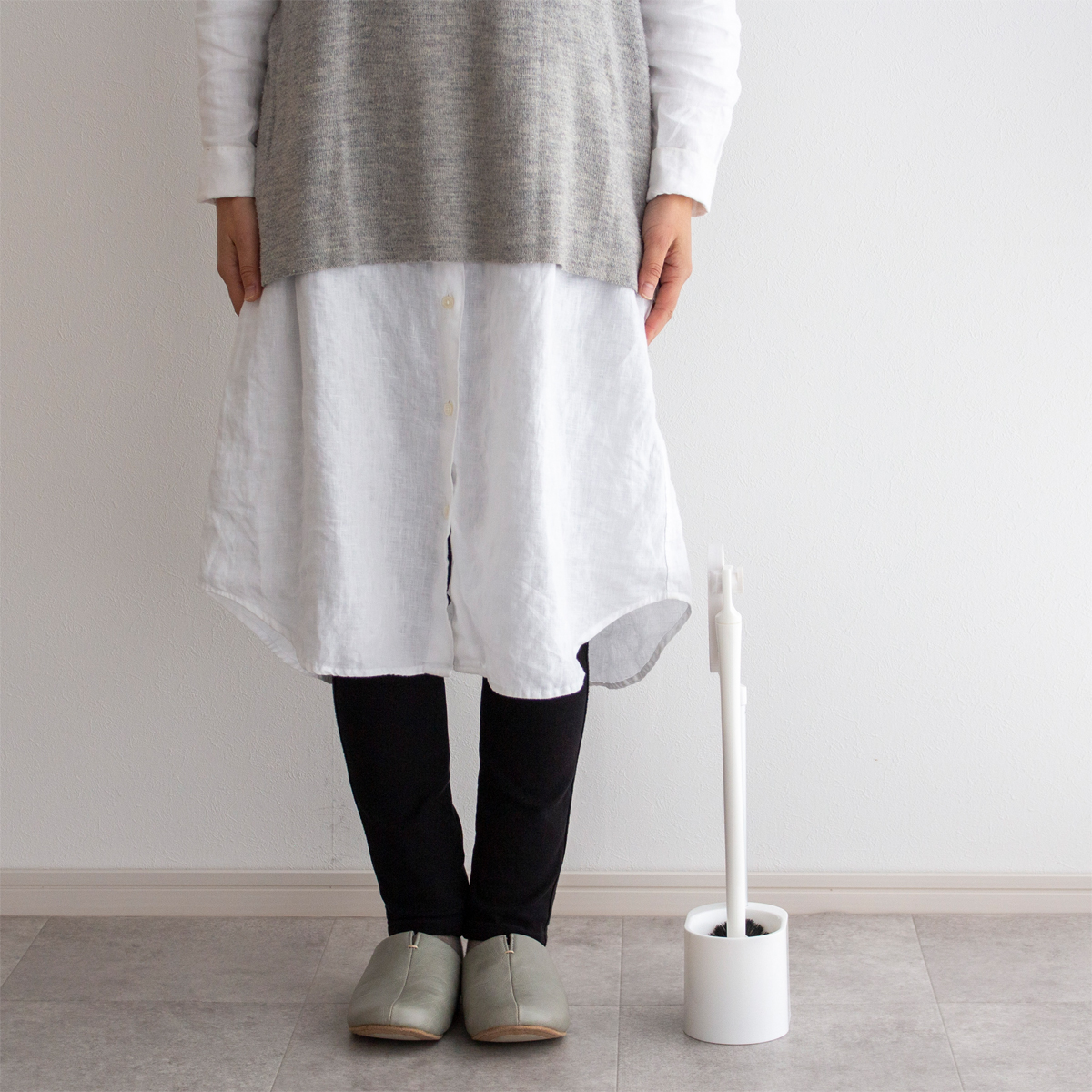 トイレブラシ＆スタンド 日本クリンテック Ka:z Clean カズクリーン