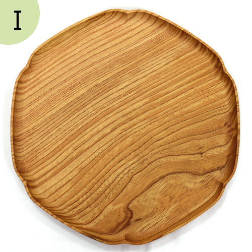 四十沢木材工芸 KITO 雪輪盆 中 ケヤキ 選べる 木目 1点もの 日本製