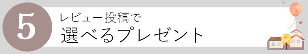 レビュープレゼント