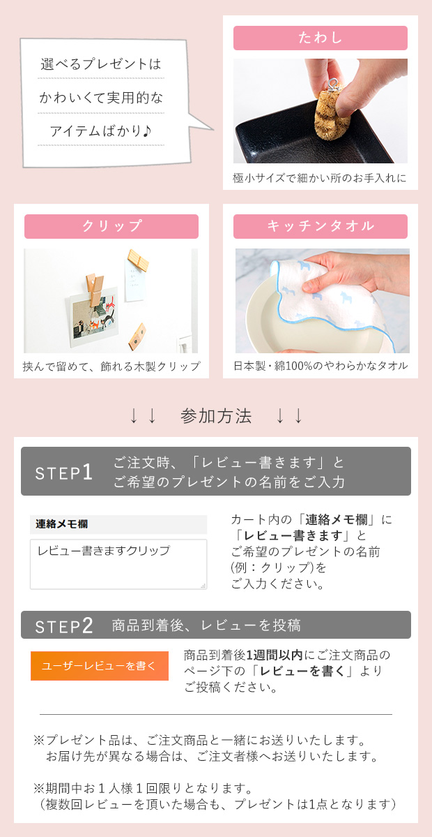 フェバフェスレビュー投稿でプレゼント