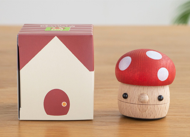 こまむぐ どんぐりきのこ 木のおもちゃ 木製 知育 玩具 日本製 おもちゃのこまーむ