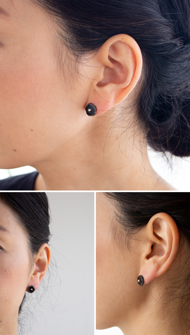 Anne Black アンヌ・ブラック ピアス elements エレメンツ スタッドピアス