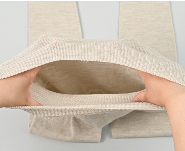 ぬいめのないウールコットンのはらまきレギンス kontex 日本製 コンテックス