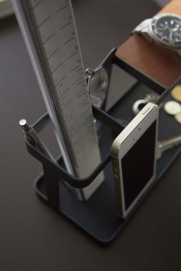 デスクバー tower タワー 山崎実業 リモコンラック スマホスタンド デスク収納 机上ラック メガネスタンド アクセサリー