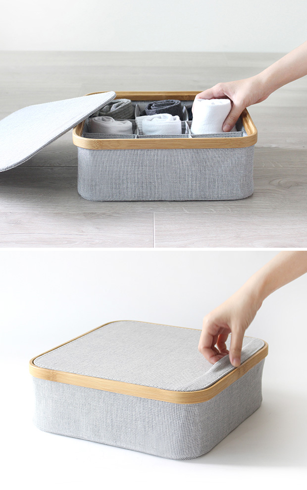 KIM Storage box with lid 9section GUDEE　GUDEE