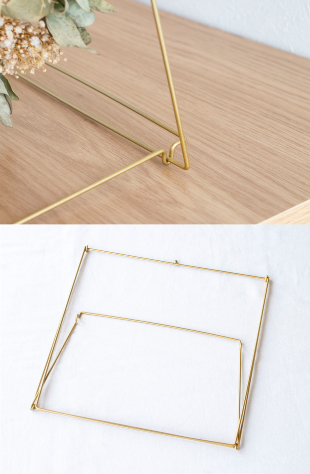 アイアンスタンド リーススタンド リース スワッグ 吊り下げ ワイヤー Stand Plier スタンドプリエ 高さ25cm CLAY クレイ