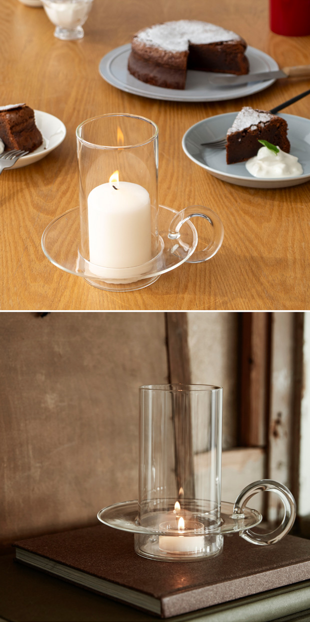Ferm Living ファームリビング Luce Candle Holder ルース キャンドル ホルダー ガラス 北欧 デンマーク インテリア雑貨 雑貨【 日本正規代理店品 】