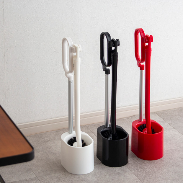 トイレブラシ＆スタンド 日本クリンテック Ka:z Clean カズクリーン 浮かせる 収納 トイレ掃除 トイレ用ブラシ 便器 掃除