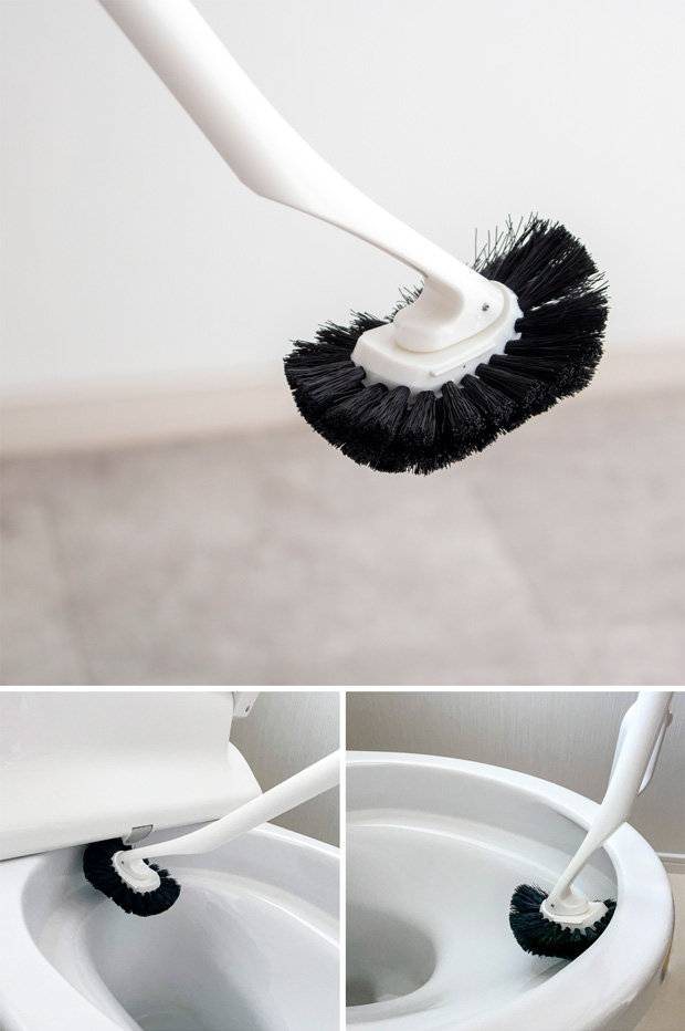 トイレブラシ＆スタンド 日本クリンテック Ka:z Clean カズクリーン 浮かせる 収納 トイレ掃除 トイレ用ブラシ 便器 掃除