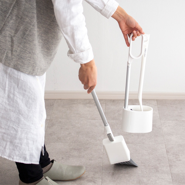 トイレブラシ＆スタンド 日本クリンテック Ka:z Clean カズクリーン 浮かせる 収納 トイレ掃除 トイレ用ブラシ 便器 掃除