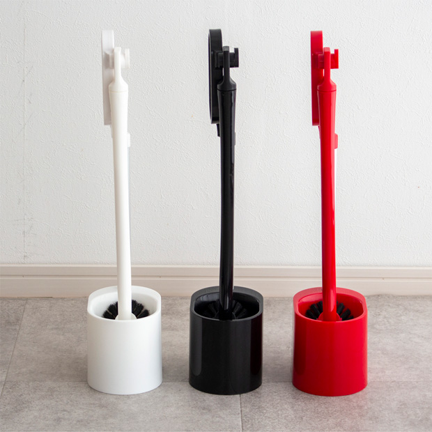 トイレブラシ＆スタンド 日本クリンテック Ka:z Clean カズクリーン 浮かせる 収納 トイレ掃除 トイレ用ブラシ 便器 掃除