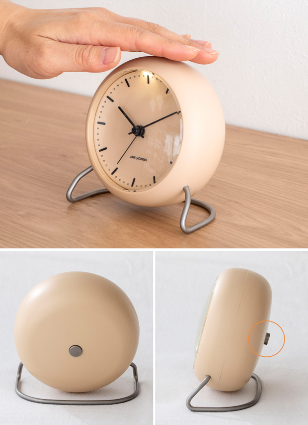 ARNE JACOBSEN アルネヤコブセン TABLE CLOCK CITY HALL シティホール 置き時計 クォーツ 目覚まし時計 北欧