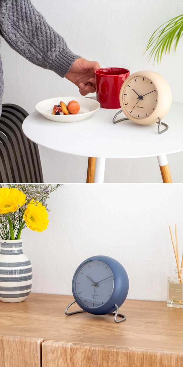 ARNE JACOBSEN アルネヤコブセン TABLE CLOCK CITY HALL シティホール 置き時計 クォーツ 目覚まし時計 北欧