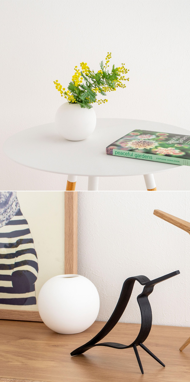 COOEE Design クーイーデザイン Ball Vase 8cm フラワーベース ボールベース 花びん 花器 北欧 磁器 【 日本正規代理店品 】