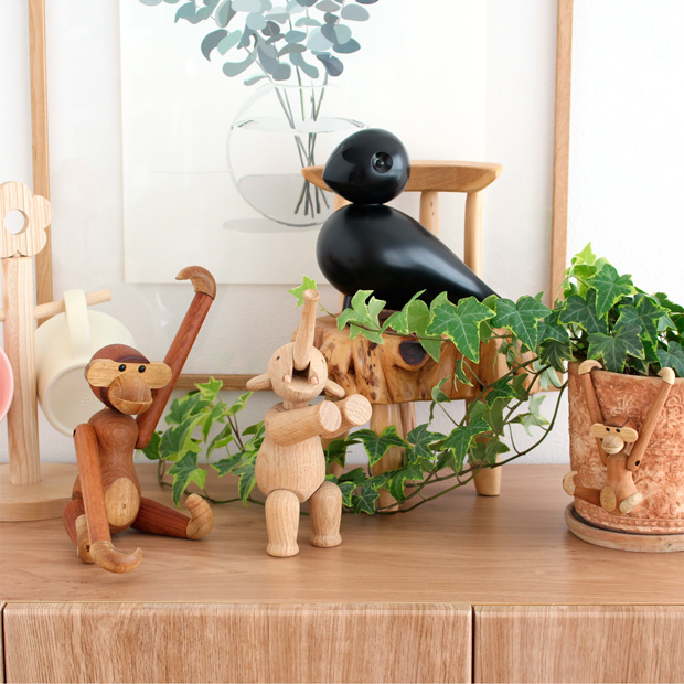 カイボイスン モンキー ミニ MONKEY MINI チーク ブラック KAY BOJESEN DENMARK カイ・ボイスン デンマーク