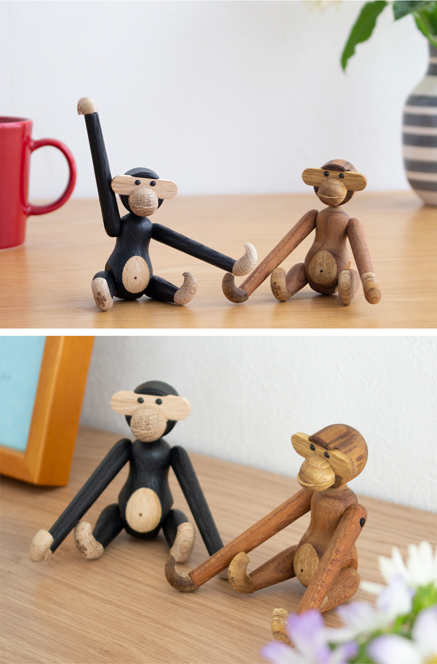 カイボイスン モンキー ミニ MONKEY MINI チーク ブラック KAY BOJESEN DENMARK カイ・ボイスン デンマーク