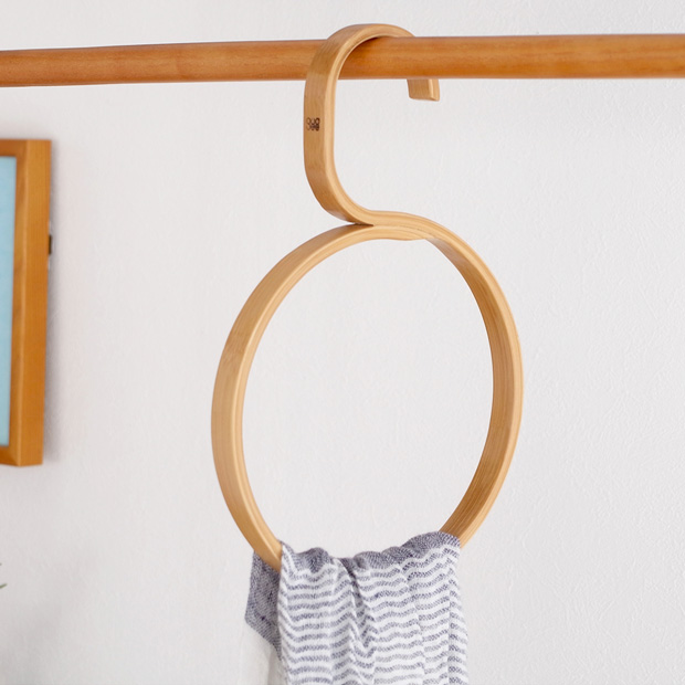 GUDEE サークルハンガー 円形 木製 竹 スカーフ ストール マフラー CAKON Circle hanger GudeeLife