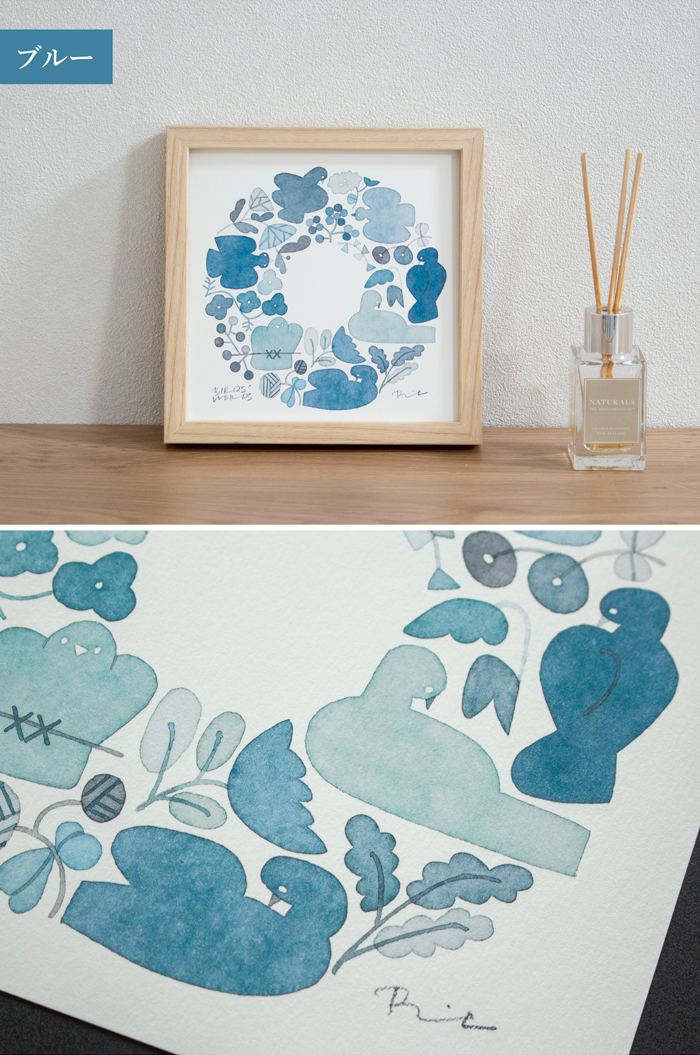 バーズワーズ ポスター15 wreath リース