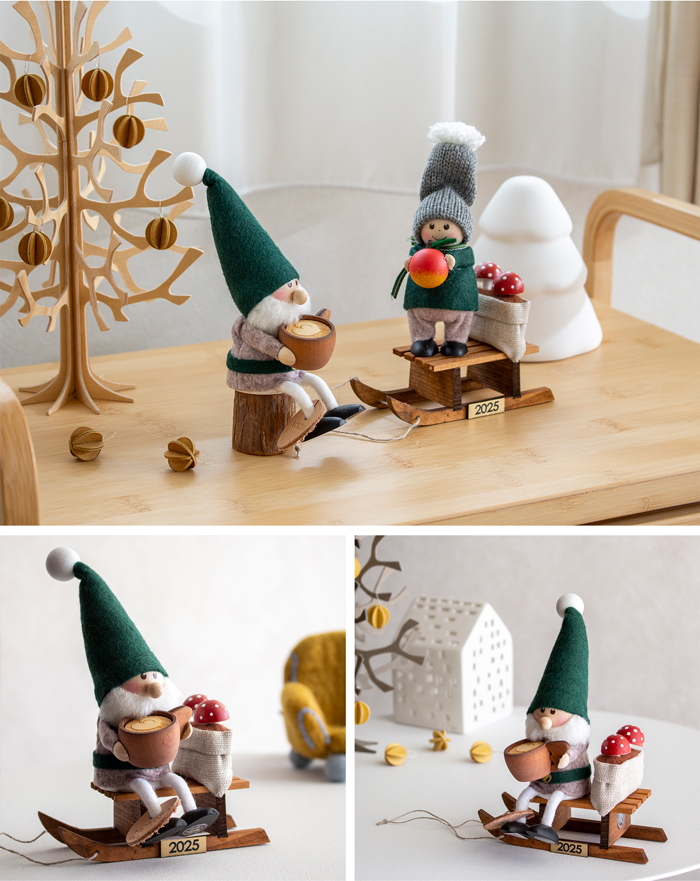 ノルディカニッセ 2025 新作 イヤーズノルディカ 2025 限定 NORDIKA nisse クリスマス 雑貨 木製 人形 北欧 NRD120849