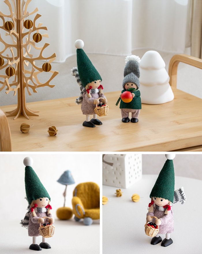 ノルディカニッセ 2025 新作 ベリー摘みの女の子 Nordic Forest NORDIKA nisse クリスマス 雑貨 木製 人形 北欧 NRD120851