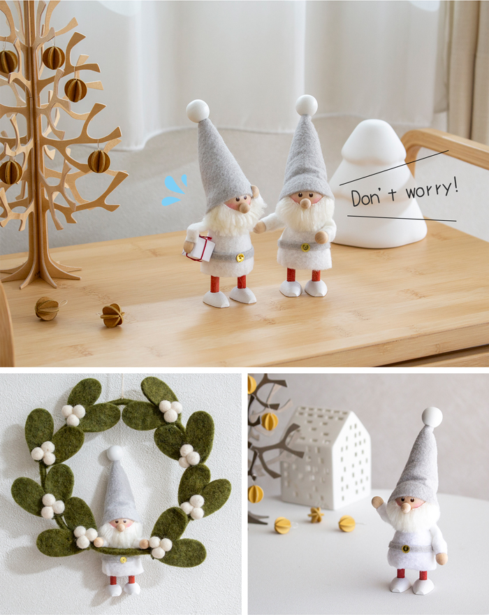 ノルディカニッセ 2025 新作 サンタ サイレントナイトシリーズ NORDIKA nisse クリスマス 雑貨 木製 人形 北欧 NRD120864